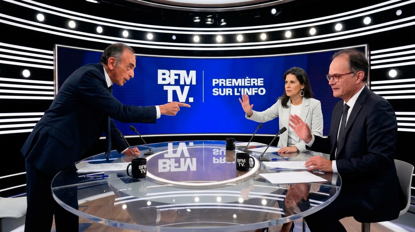 Zemmour pointe du doigt Moulin, Apolline tente de calmer