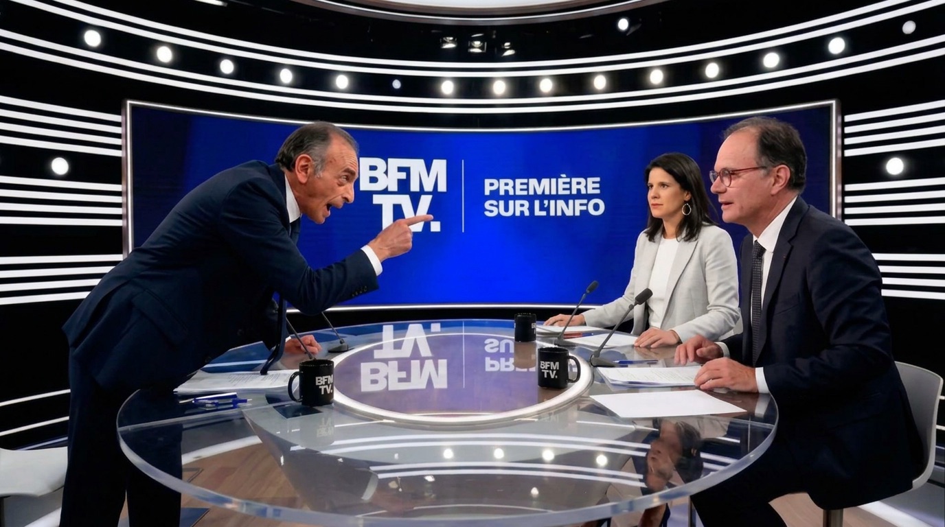 Zemmour confronte Moulin en direct sur BFM TV